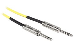 Rockville RCGT1.5Y 1.5′ 1/4“ TS to 1/4“ TS Instrument Guitar Cable in Yellow