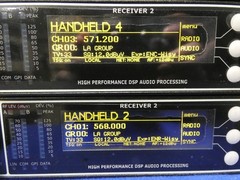 WisyCom MRK960 Receiver QTY 2 470-840MHz w/SPL218AW Splitter & (4) MTH400-US Mic