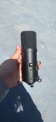 TZ Audio Products Black Condenser Microphone, XLR 3-Pin Wired, Mountable