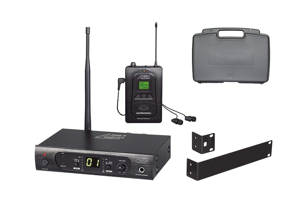 Audio2000’S AWM6308U UHF 100 Selectable Frequency Wireless in-Ear Monitor Sys…