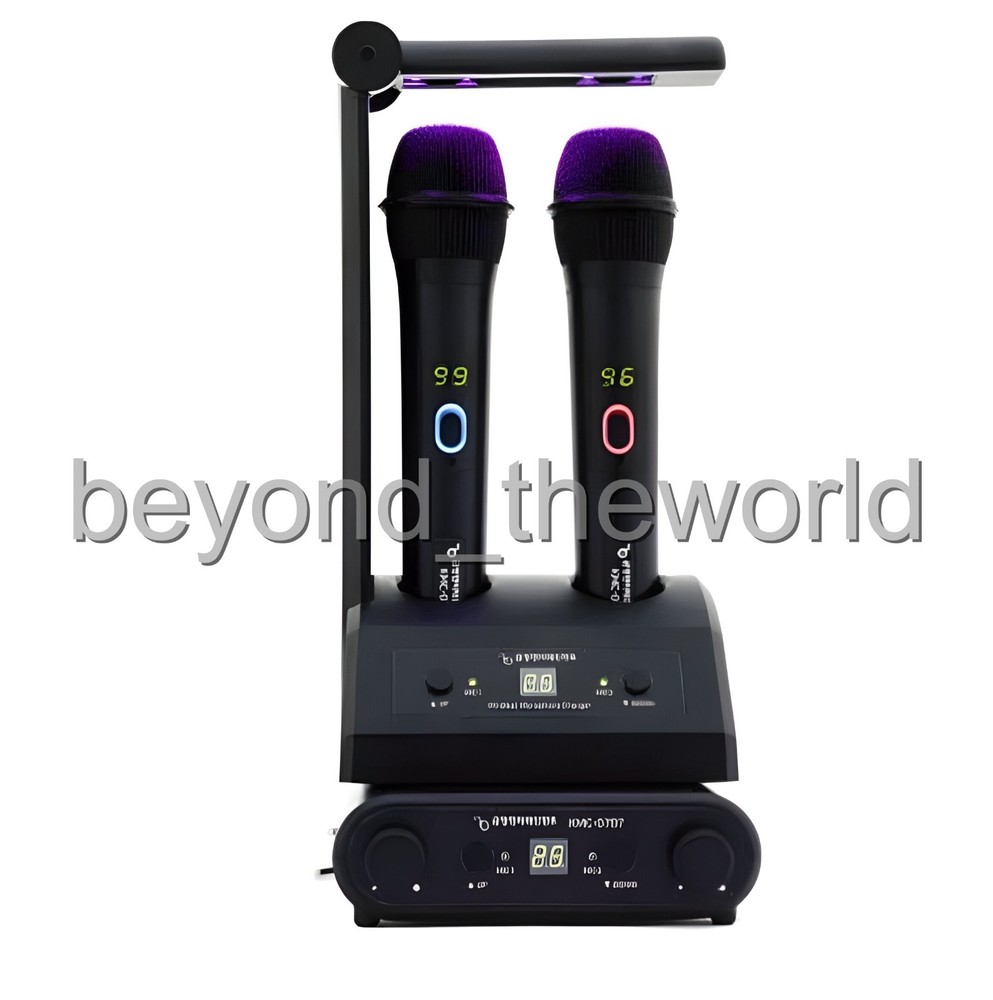 Kumyoung KMC-0707 UV LED Sterilization Wireless Karaoke Microphone System