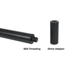 Sound Town 2-pack Speaker Poles M20 Threaded Lower 35mm Adapter STSD-ADM20B-PAIR