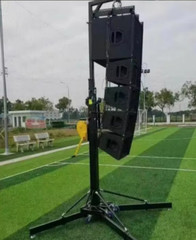 2PCS 2-6M Line Array Speaker Lifting Stand Heavy Duty Hand Crank Lift System