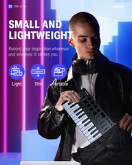 🎹 Donner DMK25 Pro MIDI Keyboard DJ Controller OLED 25 Key 8 Drum Pad Touch Bar