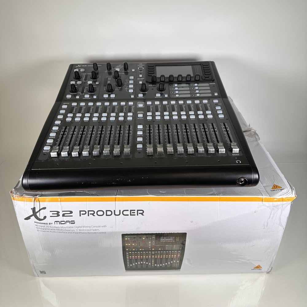 Behringer X32 Producer Digital Mixer Console 40-Input 25-Bus With Power Cable