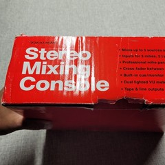 Realistic 32-1200B Stereo Mixing Console Mixer w Original Box Tested Working