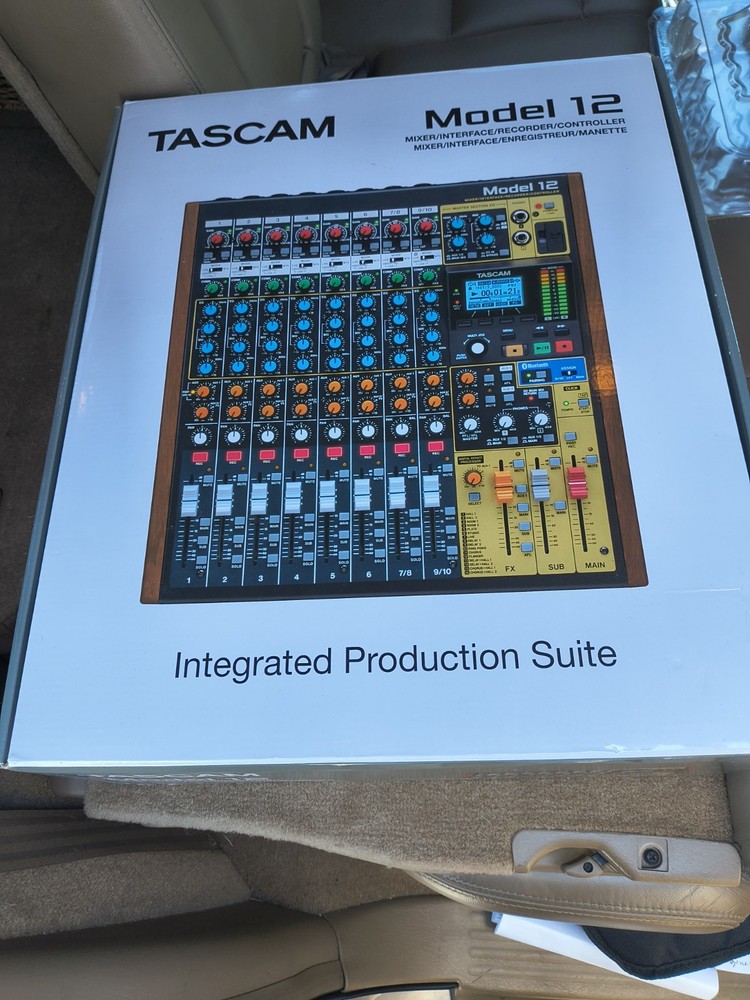 TASCAM Model 12 All-in-One Production Mixer; AS-IS