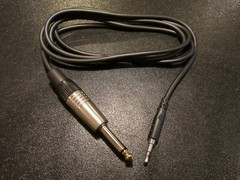1/8″ Stereo to 1/4″ Mono Summing Cable w/ RESISTORS for Positive Grid Spark amp