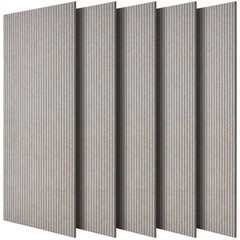 VEVOR 5 Pack Acoustic Wall Panels 47.2 x 23.6 x 0.4 inch Self-Adhesive Camel