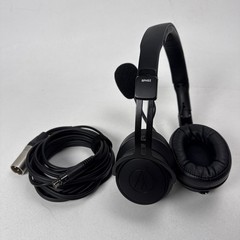 Audio-Technica BPHS2 Broadcast Stereo Headset Boom Mic BPCB2 Cable Tested Works