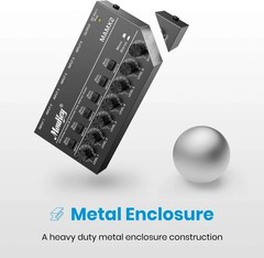 Audio Mixer, DC 5V, 6 Stereo Ultra, Low Noise 6 Channel Line Mixer for Sub-Mi…