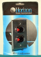1/4″-TS Double Jack Wall/Cabinet Plate, Female – Stainless Steel, NEW, ON SALE!