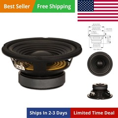 Goldwood Sound GW-206/4 OEM 6.5″ Woofer 180 Watts 4ohm Replacement Speaker