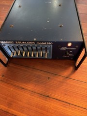 Neptune Graphic Equalizer 910 Vintage Rack Black& Blue Works Electronics USA