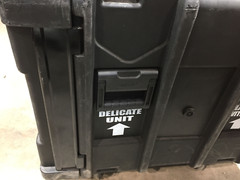 Flight Case: Dimensions: Length 37in Height 26in Width 27in Frame inside See Des