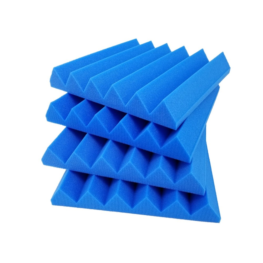 24 Pack Wedge Premium Acoustic Soundproofing Studio Foam Tiles 12″ x 12″ x 2″