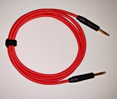 ESH AUDIO – TRS Cable – MOGAMI 2549 (RED, BLUE, GREEN or YELLOW) – Neutrik