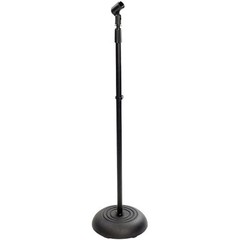 New Pyle PMKS5 Compact Base Black Microphone Stand DJ Pro Audio