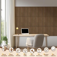 Acoustic Wall Panels 12 Pack,Covers 16 Sq Ft – 16″x12″x0.4″ Self-Adhesive Wal…