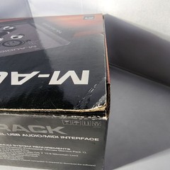 M-Audio M-Track USB Audio Interface MIDI Tested Working w/ Box Manual CIB cVideo