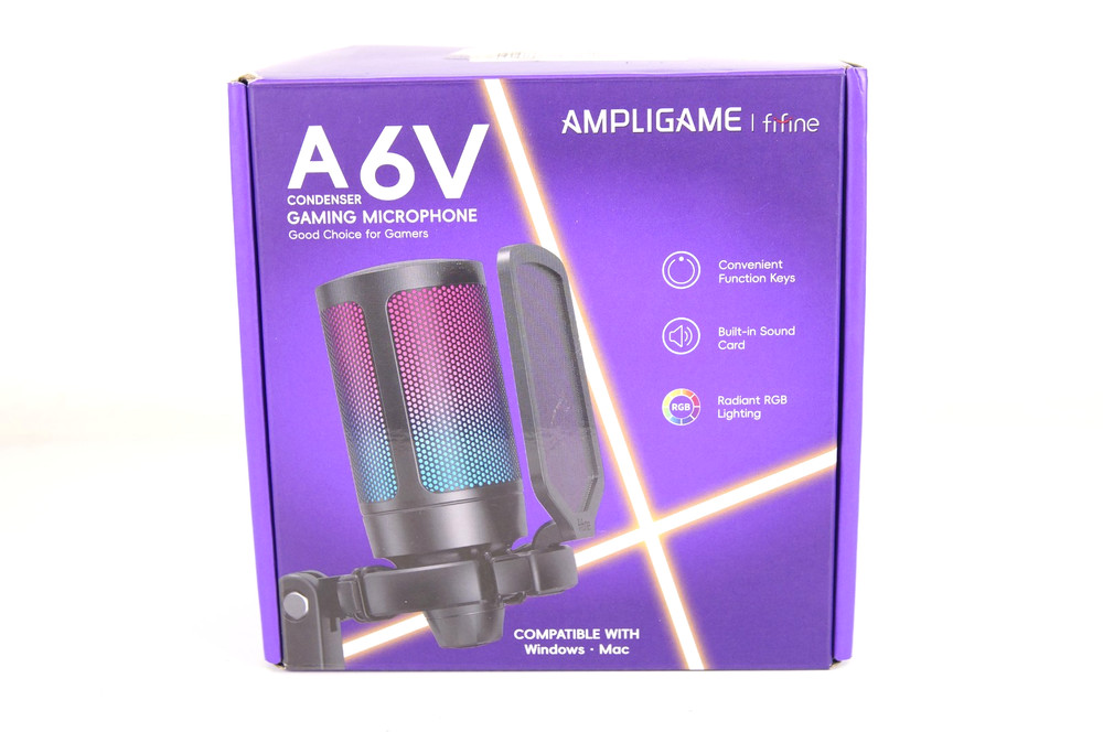 Fifine Ampligame A6V Condenser Gaming Microphone