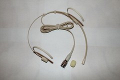Double Earhook Headset Microphone Mic w/ 4 pin mini XLR for Audio Technica *NEW*