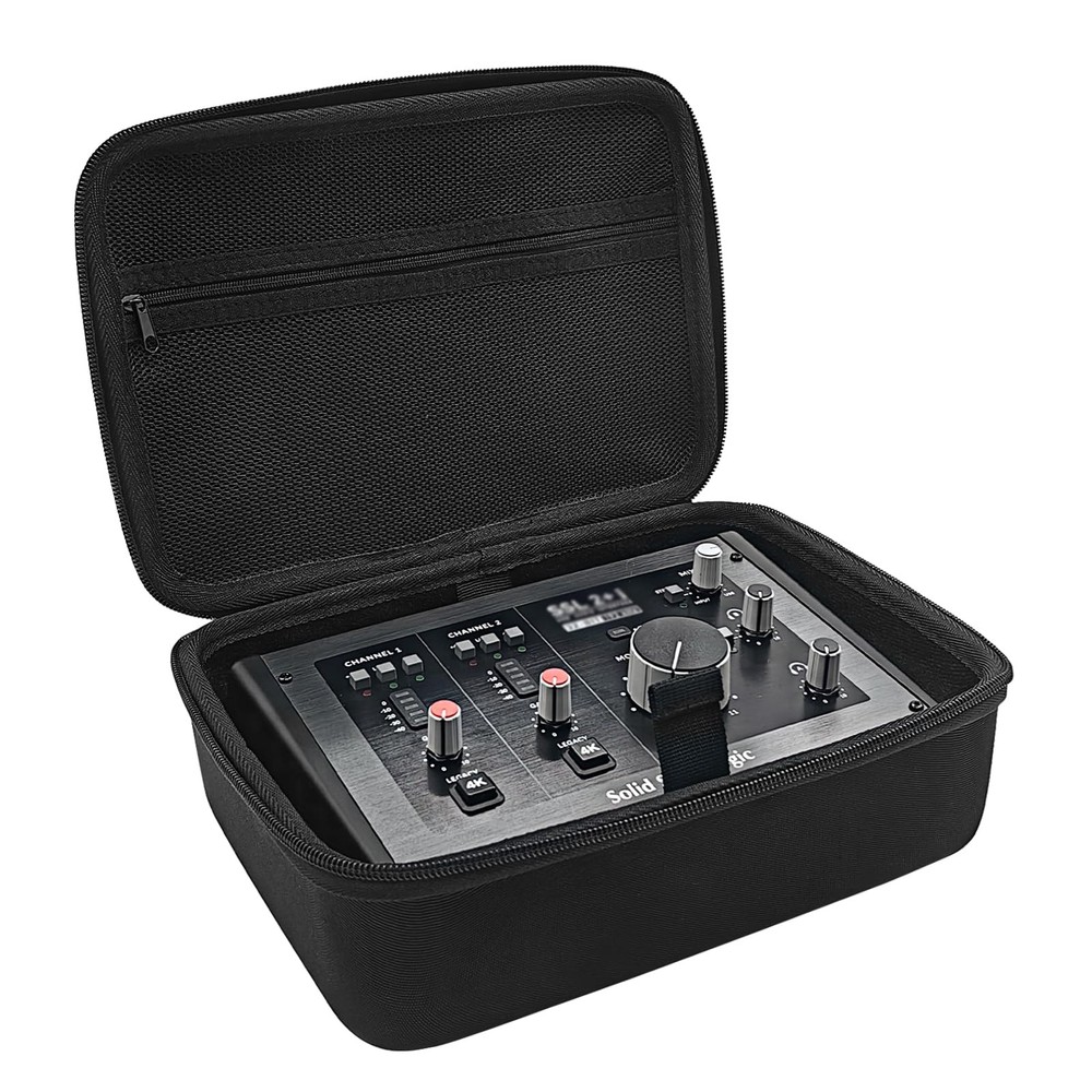 Hard Shell Case with SSL 2 or 2+, SSL2 MKII, 2+ MKII and Antelope Zen Quadro,…
