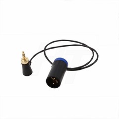 3.5mm XLR 3 Pin Audio Cable Locking for Wireless Receiver to Camera Mixer, 20″ B