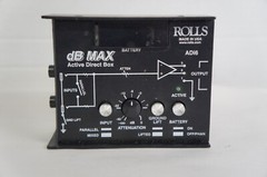 Rolls ADi6 dB MAX Active Direct Box, New!
