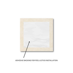 Polyester Acoustic Blocks Beige NEW 3D Decorative Wall Art Peel & Stick (24pk)