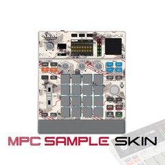 Akai MPC Sample Skin / retro blueprint whisper