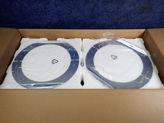 Crestron Saros ICS8T-W-T 8” In-Ceiling Subwoofer PAIR, White Textured (Q1)