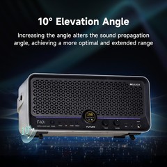 MOOER F40i Li Smart Guitar Amp 40W Touching Screen, Audio Separator, White