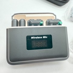 PQRQP Mini Microphone for iPhone, Android(Lightning/USB C), 80 H Battery Life