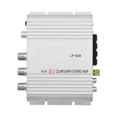 Serounder Audio Power Amplifier 2X15W 20W Hi-Fi 2.1Ch Hifi Stereo Subwoofer Amp