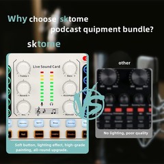 Upgraded Podcast Microphone Kit – Perfect for Streaming and Content Creation