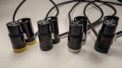 Low-Profile XLR 3pin Male to 3pin XLR Female Cable Audio Line Zaxcom Zoom 20inch