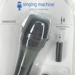 Wired Microphone for Karaoke Black Unidirectional Dynamic Vocal Microphone NEW