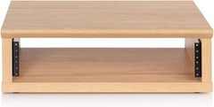 Gator Frameworks Elite Furniture Series 2U Desktop Studio Rack in Natural Maple