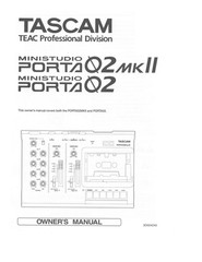 TASCAM PORTASTUDIO 02 MKII MANUAL (COPY)