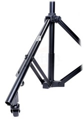 Studio Microphone Stand On Wheels Tall Overhead Boom Arm Mic Mount Stage Holder