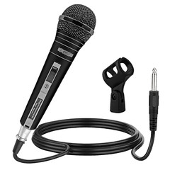 5Core Wired Dynamic Vocal Studio Microphone HandHeld Mic with XLR 3Pin