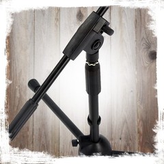 (2-PACK) Short Height Microphone Stand | GRIFFIN Small Studio Recording Holder