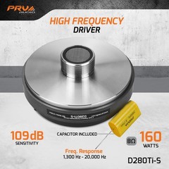 PRV Audio D280Ti-S 1″ EXIT PRO AUDIO TITANIUM COMPRESSION DRIVER (Each)