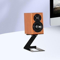 Desktop Speaker Stand Mount Metal Desk Audio Stand Support Space Saving with