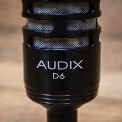 Audix D6 (D-6) Dynamic Instrument Microphone Kick Bass Drum Amp Mic U284788