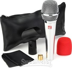 sE Electronics V7 Supercardioid Dynamic Vocal Microphone – Chrome