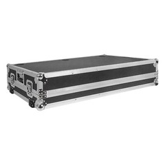 Sound Town DJ Z-Table Workstation Folding Mobile Wheels Flight Case STDJT-Z46W
