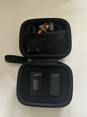 COMICA Vimo C1 Wireless Lavalier Microphone, Mini Lapel Mic w/ Noise Cancel