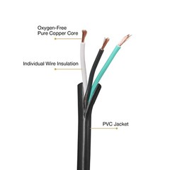 Sound Town 4 Pack 2 ft 14AWG PowerCon Cable, 3 Pin Input to Output (STC-PP2-4PK)